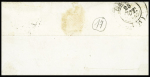 N°3, belles marges, , OBL grille + T15 Rochechouart (1849) sur lettre, ind 16. TB