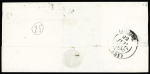 N°3 OBL grille + cursive "81 Coussac Bonneval" + T13 "St Yriex" (21.7.49) sur lettre, ind 25. TB