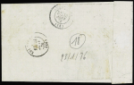 N°60 OBL GC 105 (Angoulême) + CAD conv. Station "Aixe-s-Vienne Hte Vienne" (1876) + "BM" dans un ovale sur lettre, ind 18. TB