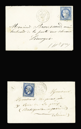 2 lettres avec GC 940 + T15 et T16. TB