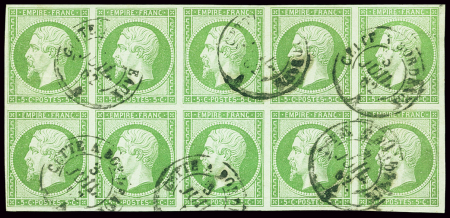 UN DES PLUS GRANDS BLOCS CONNURarissime oblitération