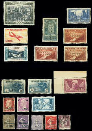 1849-1936, Petite sélection de neufs et d'oblitérés