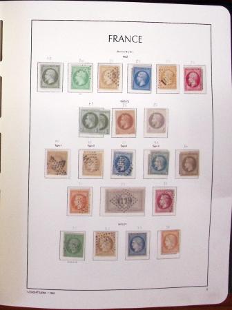 1849-1989, lot de 13 albums et classeurs comprenant