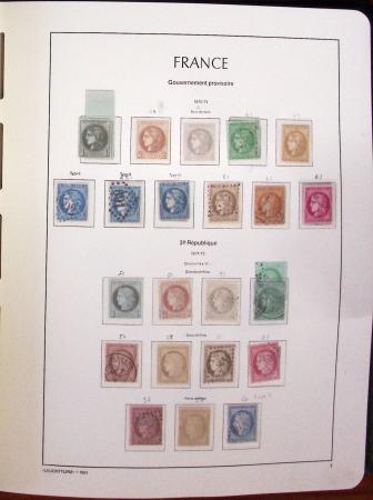 1849-1989, lot de 13 albums et classeurs comprenant