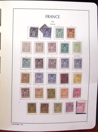 1849-1989, lot de 13 albums et classeurs comprenant