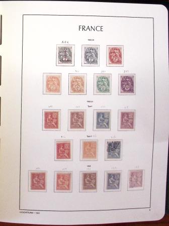 1849-1989, lot de 13 albums et classeurs comprenant