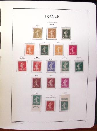 1849-1989, lot de 13 albums et classeurs comprenant