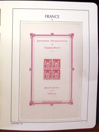 1849-1989, lot de 13 albums et classeurs comprenant