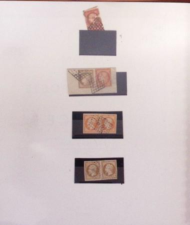 1849-1989, lot de 13 albums et classeurs comprenant