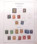 1849-1989, lot de 13 albums et classeurs comprenant