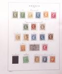 1849-1989, lot de 13 albums et classeurs comprenant