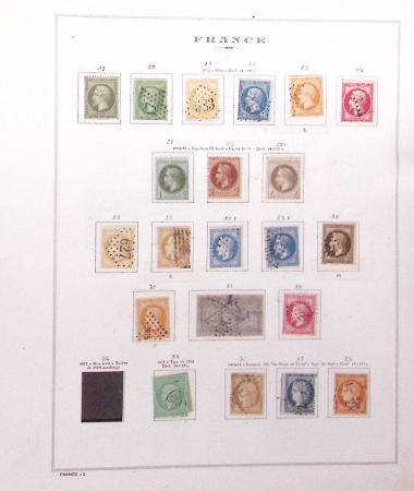 1849-1989, lot de 13 albums et classeurs comprenant