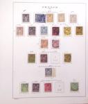 1849-1989, lot de 13 albums et classeurs comprenant