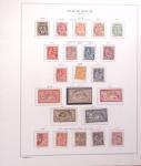 1849-1989, lot de 13 albums et classeurs comprenant