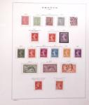 1849-1989, lot de 13 albums et classeurs comprenant