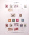 1849-1989, lot de 13 albums et classeurs comprenant