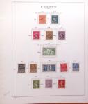 1849-1989, lot de 13 albums et classeurs comprenant