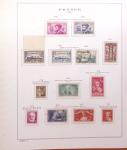 1849-1989, lot de 13 albums et classeurs comprenant