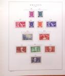 1849-1989, lot de 13 albums et classeurs comprenant