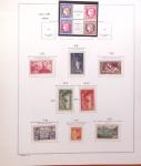 1849-1989, lot de 13 albums et classeurs comprenant