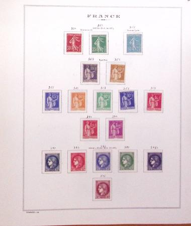 1849-1989, lot de 13 albums et classeurs comprenant