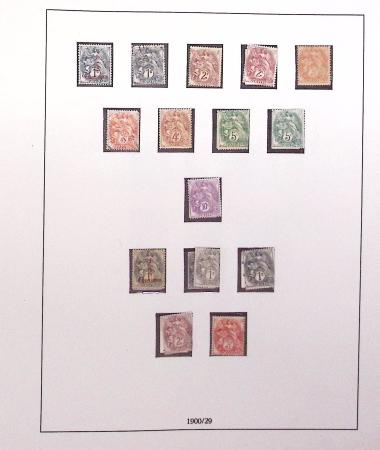 1849-1989, lot de 13 albums et classeurs comprenant