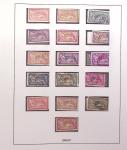 1849-1989, lot de 13 albums et classeurs comprenant
