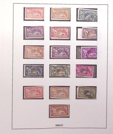 1849-1989, lot de 13 albums et classeurs comprenant
