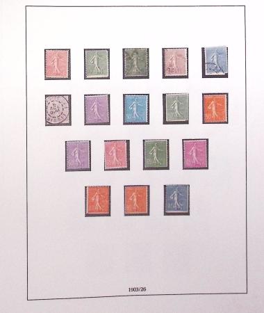 1849-1989, lot de 13 albums et classeurs comprenant