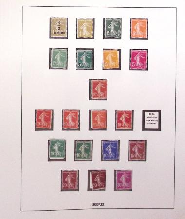 1849-1989, lot de 13 albums et classeurs comprenant