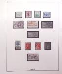 1849-1989, lot de 13 albums et classeurs comprenant