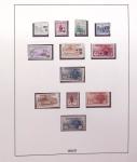 1849-1989, lot de 13 albums et classeurs comprenant