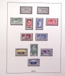 1849-1989, lot de 13 albums et classeurs comprenant