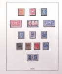 1849-1989, lot de 13 albums et classeurs comprenant
