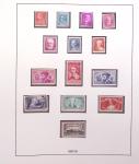 1849-1989, lot de 13 albums et classeurs comprenant