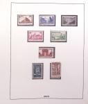 1849-1989, lot de 13 albums et classeurs comprenant