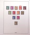1849-1989, lot de 13 albums et classeurs comprenant
