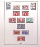 1849-1989, lot de 13 albums et classeurs comprenant