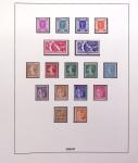 1849-1989, lot de 13 albums et classeurs comprenant