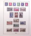 1849-1989, lot de 13 albums et classeurs comprenant