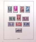 1849-1989, lot de 13 albums et classeurs comprenant