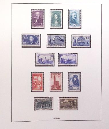 1849-1989, lot de 13 albums et classeurs comprenant
