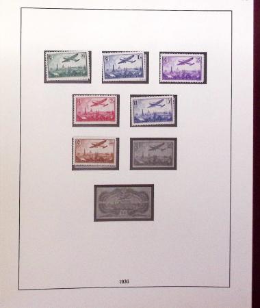1849-1989, lot de 13 albums et classeurs comprenant