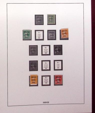 1849-1989, lot de 13 albums et classeurs comprenant