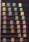 1849-1989, lot de 13 albums et classeurs comprenant