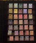 1849-1989, lot de 13 albums et classeurs comprenant