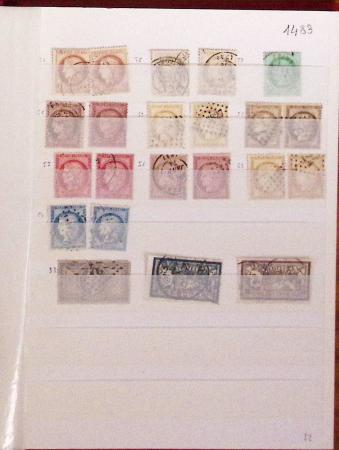 1849-1989, lot de 13 albums et classeurs comprenant