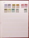 1849-1989, lot de 13 albums et classeurs comprenant