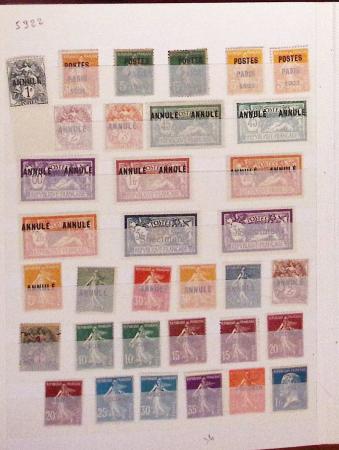 1849-1989, lot de 13 albums et classeurs comprenant