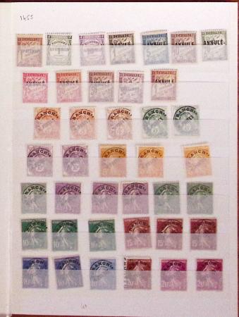 1849-1989, lot de 13 albums et classeurs comprenant